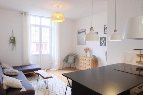 Bel appartement T2 de 45 m2, proche plage, offrant calme et luminosité
